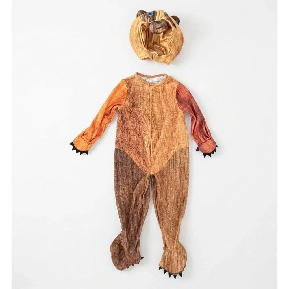 Rubies World of Eric Carle BROWN BEAR Halloween Costume Size 4T Toddler Unisex - Picture 2 of 16